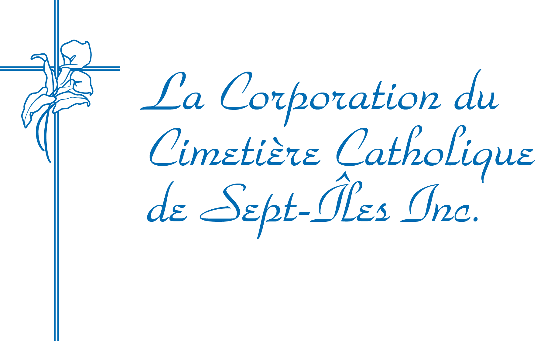 Logo de la Corporation du Cimetière de Sept-Îles.